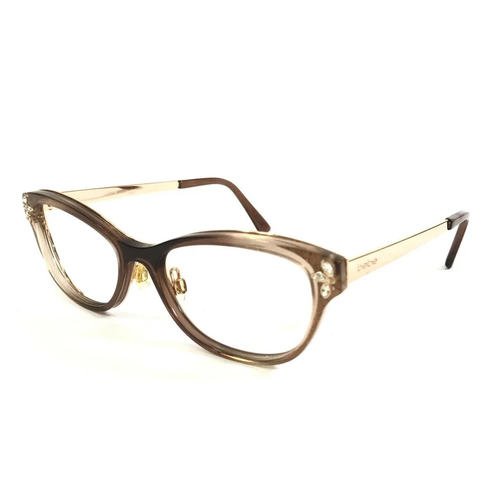 Bebe Eyeglasses Frames BB5168 200 TOPAZ GRADIENT Cat Eye Full Rim 53-17-140